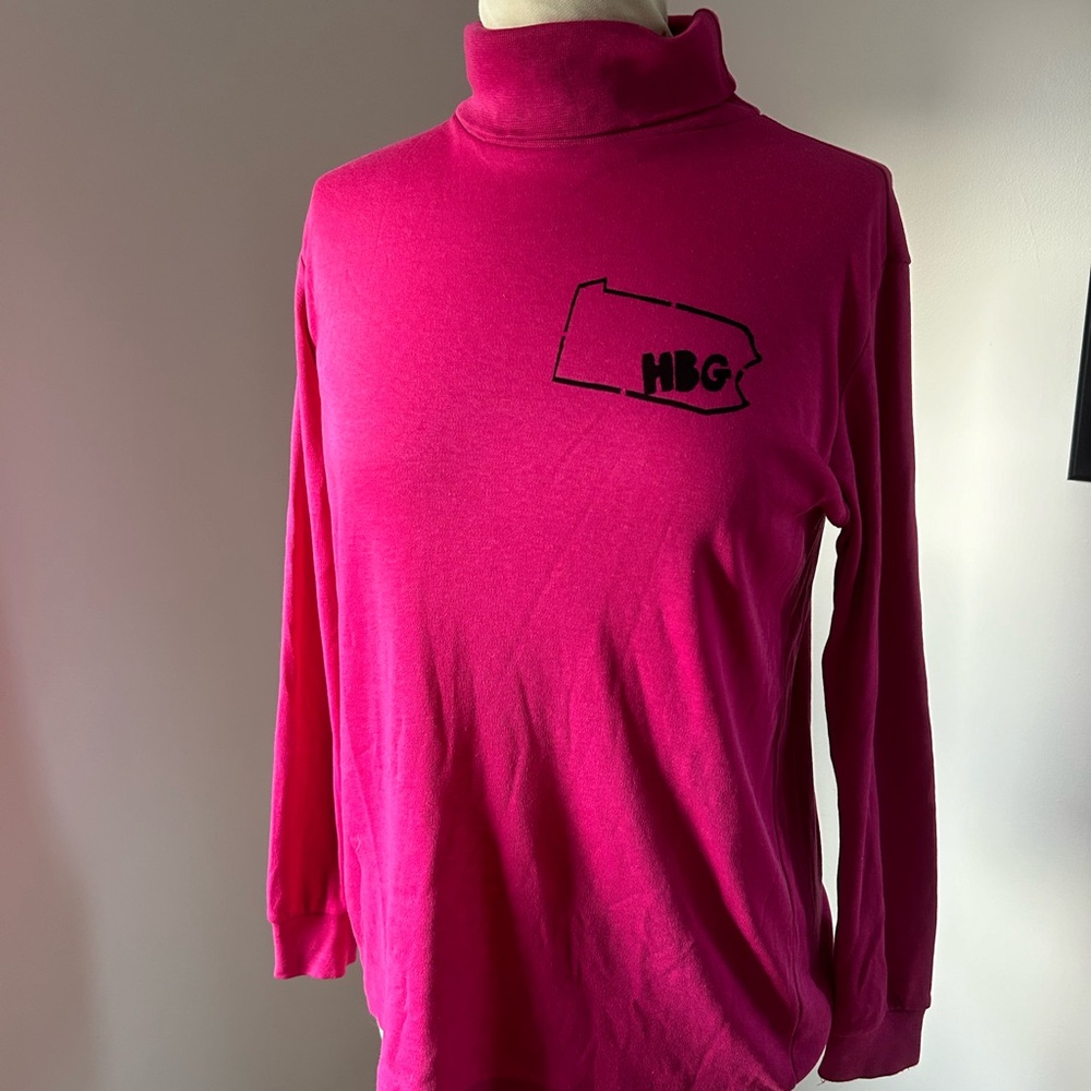 HBG: We Like It! Pink turtleneck